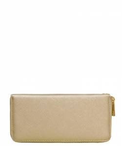 Fashion Textured Wallet W1168 LGOLD